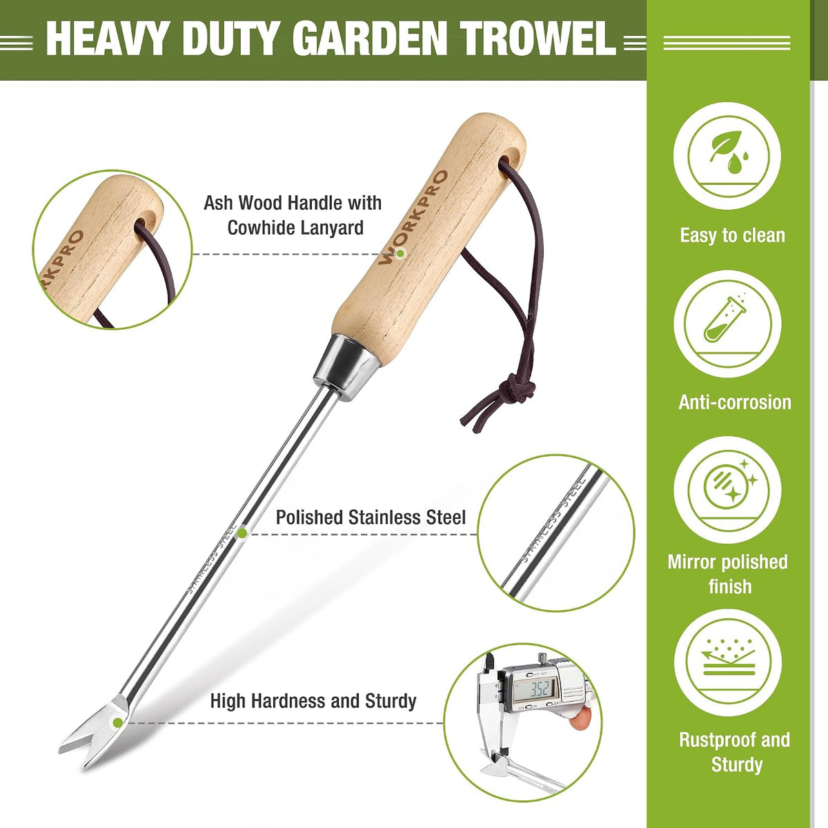 Dandelion Weeder Puller Tool with Wood Handle