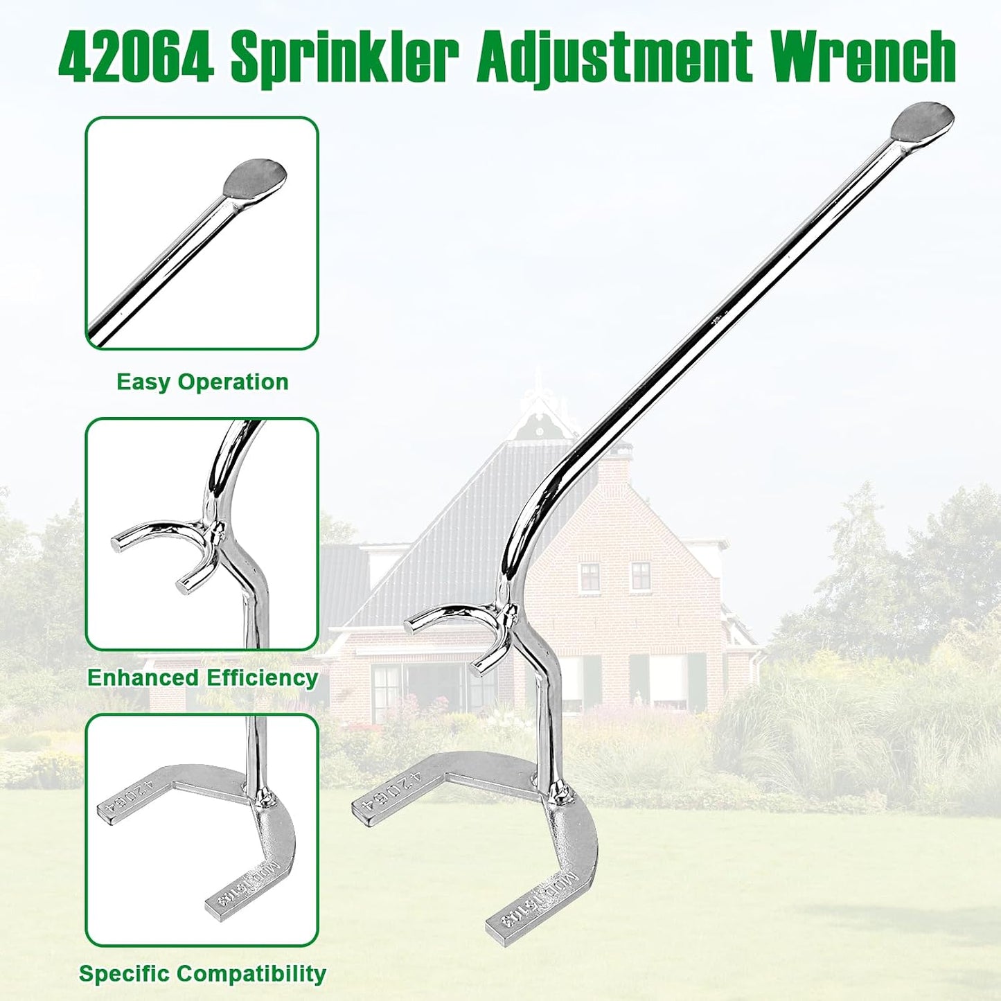Sprinkler Wrench Fit for Rainbird Popup Impact LG-3 Mini-Paw 2045A Maxi-Paw