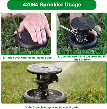Sprinkler Wrench Fit for Rainbird Popup Impact LG-3 Mini-Paw 2045A Maxi-Paw