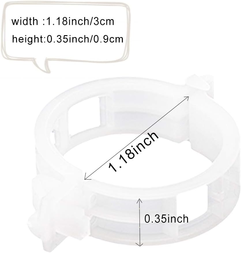 300 PCS Plant Support Garden Clips,Tomato Vine Clips,Durable Crop Clips in White for Flower Vine Twine Tomato Orchid to Grow Upright and Healthier