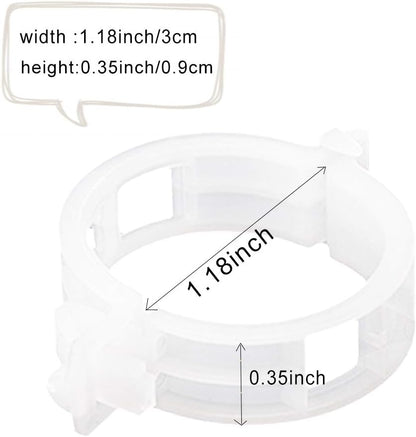 300 PCS Plant Support Garden Clips,Tomato Vine Clips,Durable Crop Clips in White for Flower Vine Twine Tomato Orchid to Grow Upright and Healthier