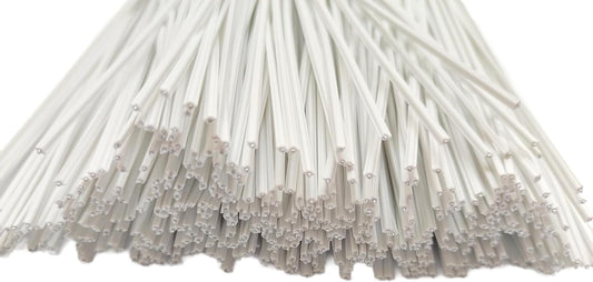 300 Pcs Plastic Twist Ties, Garden Plant Twist Tie Cable Tie, Plastic Cable Ties for Bread Candy Bags, Gift Bags (White,8 inches)