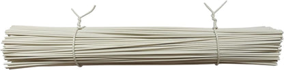 300 Pcs Plastic Twist Ties, Garden Plant Twist Tie Cable Tie, Plastic Cable Ties for Bread Candy Bags, Gift Bags (White,8 inches)