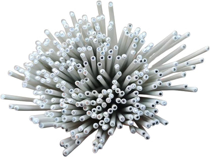 300 Pcs Plastic Twist Ties, Garden Plant Twist Tie Cable Tie, Plastic Cable Ties for Bread Candy Bags, Gift Bags (White,8 inches)