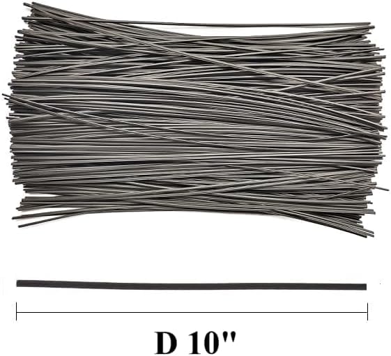 300 Pcs Plastic Twist Ties, Garden Plant Twist Tie Cable Tie, Plastic Cable Ties for Bread Candy Bags, Gift Bags (White,8 inches)