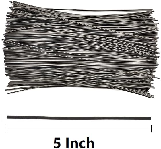 300 Pcs Plastic Twist Ties, Garden Plant Twist Tie Cable Tie, Plastic Cable Ties for Bread Candy Bags, Gift Bags (White,8 inches)