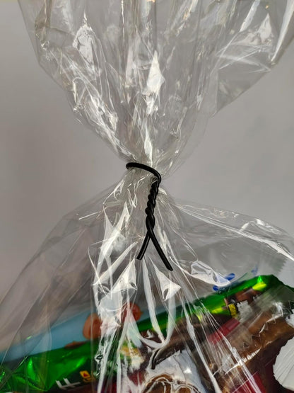 300 Pcs Plastic Twist Ties, Garden Plant Twist Tie Cable Tie, Plastic Cable Ties for Bread Candy Bags, Gift Bags (White,8 inches)