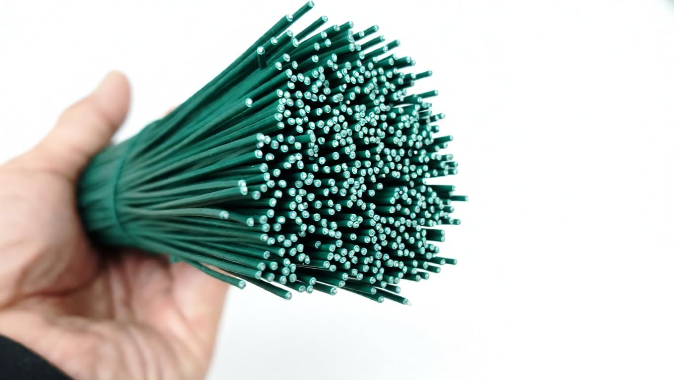 300 Pcs Plastic Twist Ties, Garden Plant Twist Tie Cable Tie, Plastic Cable Ties for Bread Candy Bags, Gift Bags (White,8 inches)