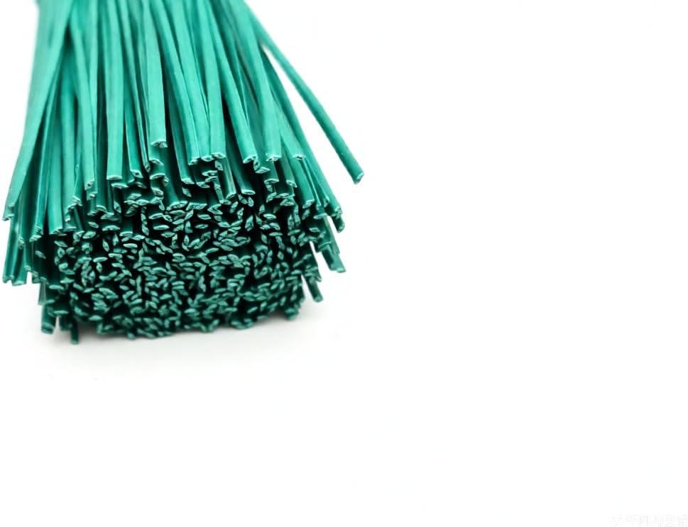 300 Pcs Plastic Twist Ties, Garden Plant Twist Tie Cable Tie, Plastic Cable Ties for Bread Candy Bags, Gift Bags (White,8 inches)
