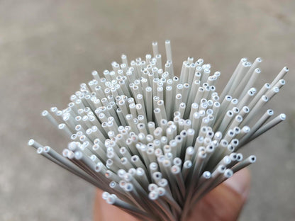 300 Pcs Plastic Twist Ties, Garden Plant Twist Tie Cable Tie, Plastic Cable Ties for Bread Candy Bags, Gift Bags (White,8 inches)