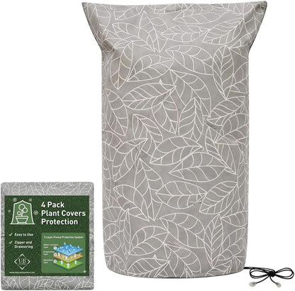 Plant Covers Freeze Protection 32"x47" | 2-Pack Winter Frost Blankets