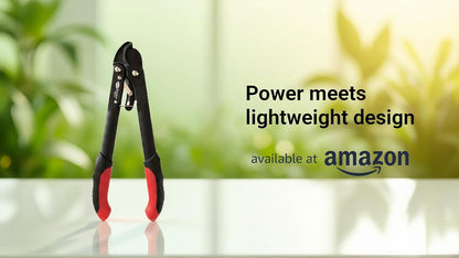 Ratchet Pruning Tree Loppers – Branch Cutter & Tree Trimmer – Easy-Pruning Lopper – High Carbon American Steel Blade – Compact Professional Garden Tool