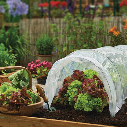 12 x 25 FT Lightweight Clear Plastic Sheeting, 2.4 Mil Poly Film