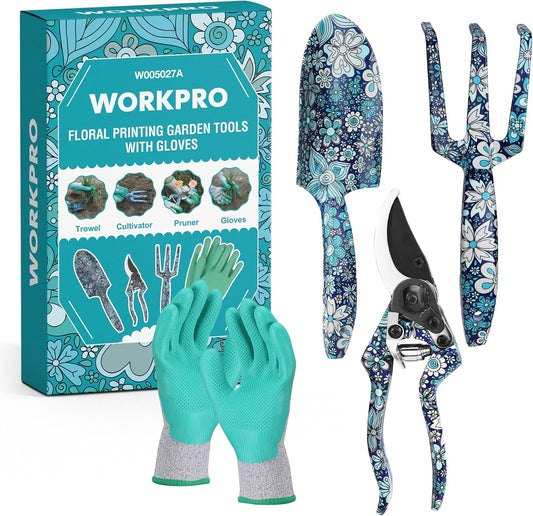 4PCS Aluminum Garden Tool Set, Heavy Duty