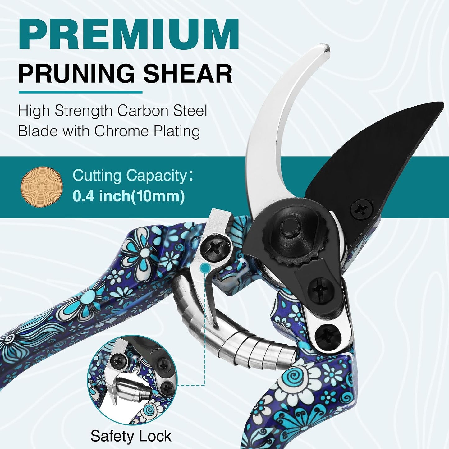 4PCS Aluminum Garden Tool Set, Heavy Duty