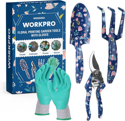 4PCS Aluminum Garden Tool Set, Heavy Duty