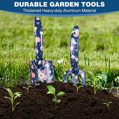 4PCS Aluminum Garden Tool Set, Heavy Duty