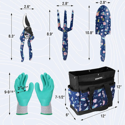 4PCS Aluminum Garden Tool Set, Heavy Duty