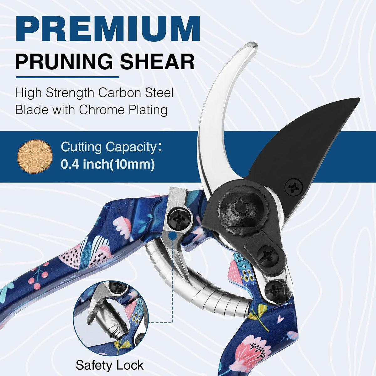 4PCS Aluminum Garden Tool Set, Heavy Duty