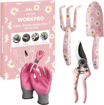 4PCS Aluminum Garden Tool Set, Heavy Duty