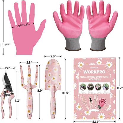 4PCS Aluminum Garden Tool Set, Heavy Duty