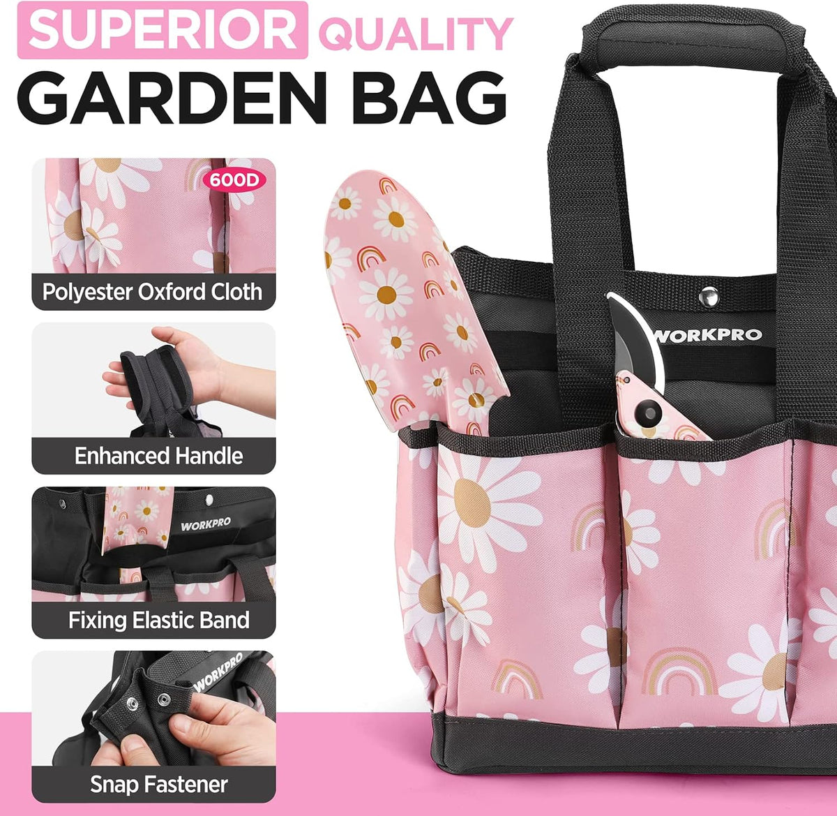 4PCS Aluminum Garden Tool Set, Heavy Duty