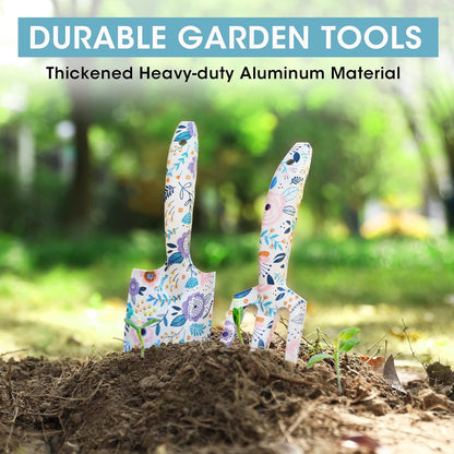 4PCS Aluminum Garden Tool Set, Heavy Duty