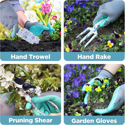 4PCS Aluminum Garden Tool Set, Heavy Duty
