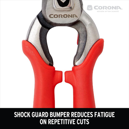DualCUT Forged Steel Bypass Hand Pruner – 1″ Cutting Capacity Garden Pruning Shears for Branch & Stem Cutting