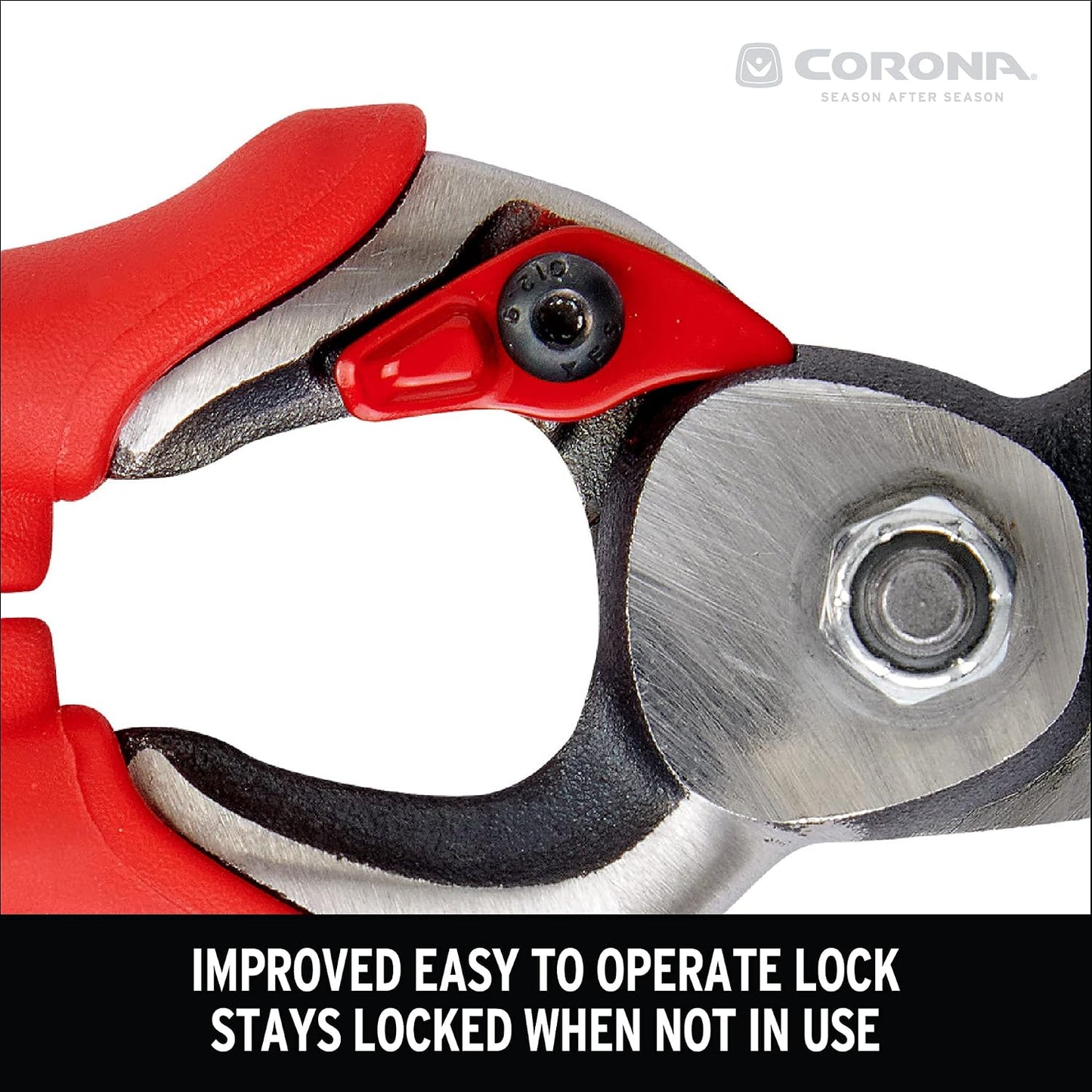DualCUT Forged Steel Bypass Hand Pruner – 1″ Cutting Capacity Garden Pruning Shears for Branch & Stem Cutting
