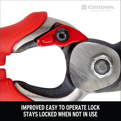 DualCUT Forged Steel Bypass Hand Pruner – 1″ Cutting Capacity Garden Pruning Shears for Branch & Stem Cutting