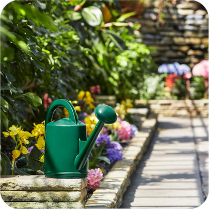 Durable Swiss Watering Can with UV Protection, Ergonomic Handle for Indoor/Outdoor Gardening, Made in Switzerland (7 Liter, Red)