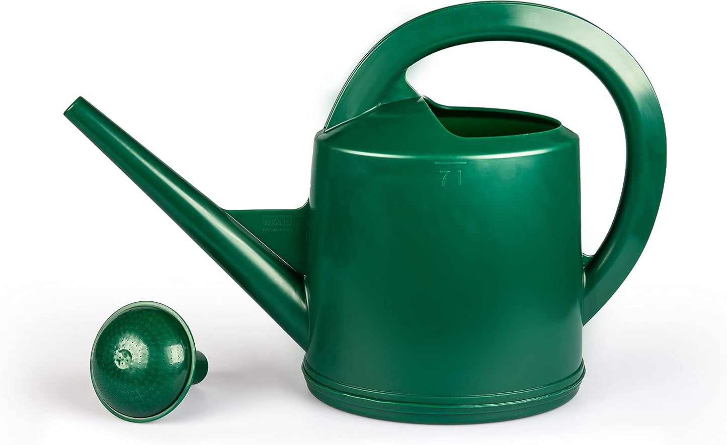Durable Swiss Watering Can with UV Protection, Ergonomic Handle for Indoor/Outdoor Gardening, Made in Switzerland (7 Liter, Red)