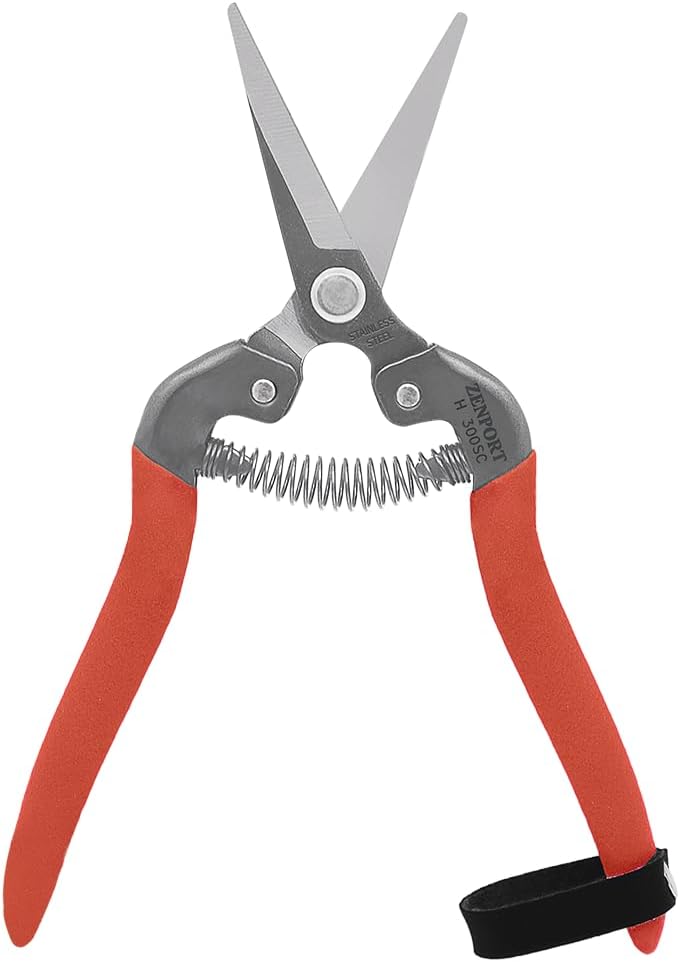 H300SC Harvest Shear, Long Curved Stainless Steel Blade