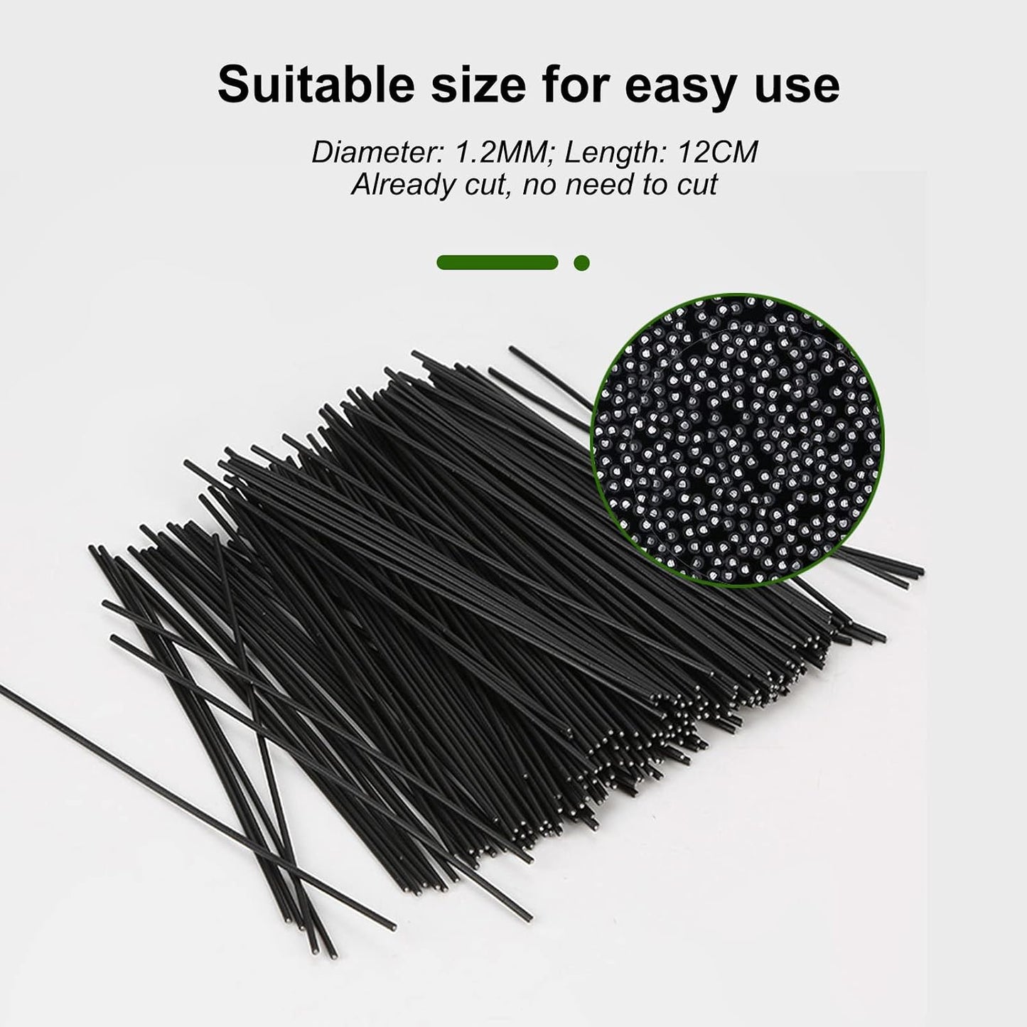 500pcs Plastic Twist Ties for Bags,4.7 Inch Cable Bread Ties Reusable Plant Wire Twist Tiesfor Household and Office Use