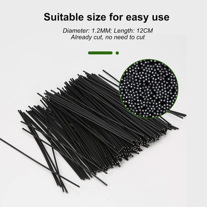 500pcs Plastic Twist Ties for Bags,4.7 Inch Cable Bread Ties Reusable Plant Wire Twist Tiesfor Household and Office Use