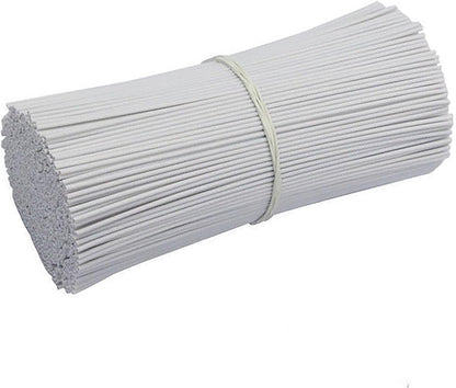 500pcs Plastic Twist Ties for Bags,4.7 Inch Cable Bread Ties Reusable Plant Wire Twist Tiesfor Household and Office Use