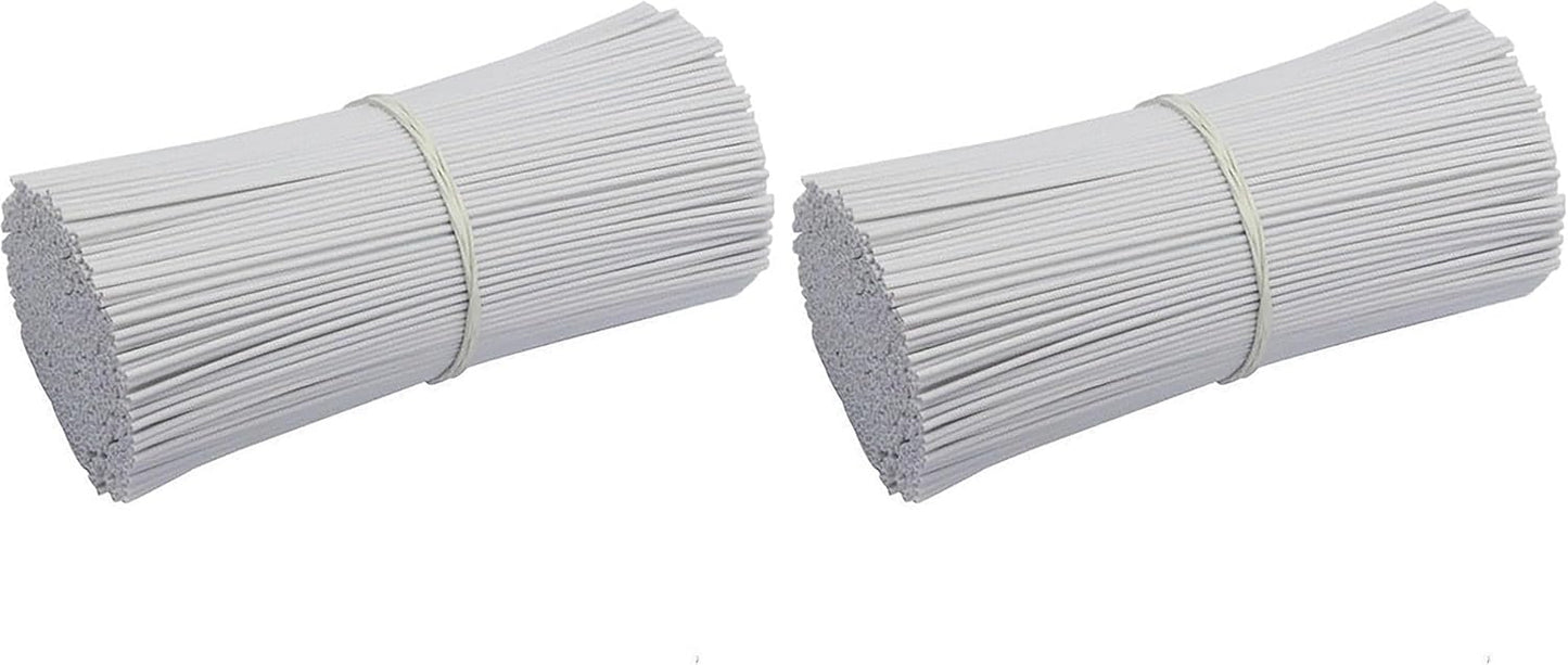 500pcs Plastic Twist Ties for Bags,4.7 Inch Cable Bread Ties Reusable Plant Wire Twist Tiesfor Household and Office Use