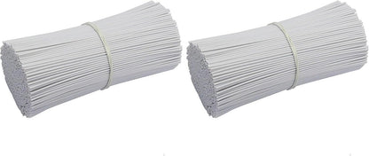 500pcs Plastic Twist Ties for Bags,4.7 Inch Cable Bread Ties Reusable Plant Wire Twist Tiesfor Household and Office Use