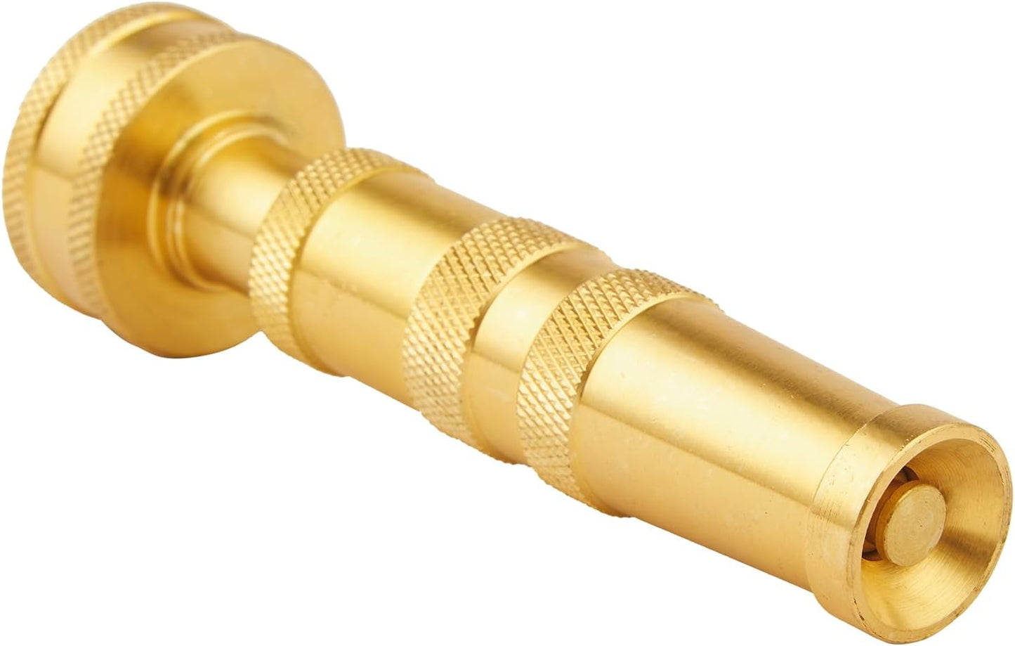 Heavy Duty Brass Hose Nozzle-4'' Adjustable Twist Garden Hose Nozzles