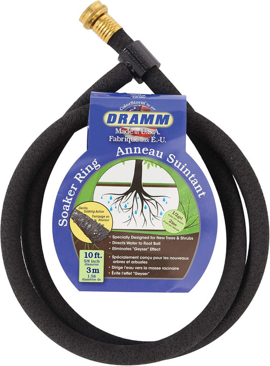 17062 Ring Soaker Hose, 10 foot, Black