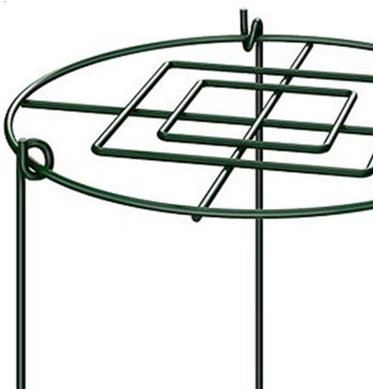 3X Peony Support Cage Stakes Climbing Trellis Plant Support Rings for Tall Plants Hydrangea Lupin Flopping Flowers Rudbeckia, 30x60cm