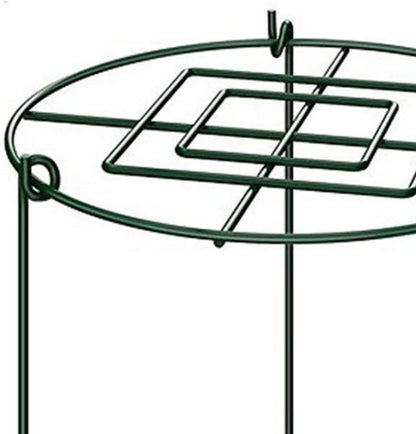 3X Peony Support Cage Stakes Climbing Trellis Plant Support Rings for Tall Plants Hydrangea Lupin Flopping Flowers Rudbeckia, 30x60cm