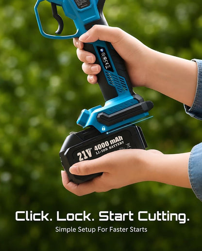 Electric Pruning Shears, 1.4" Cutting Cordless Pruner for Gardening