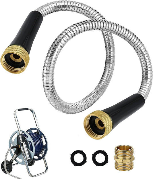 3ft Female to Female Short Garden Hose with Brass Fittings