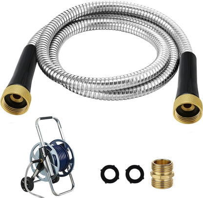 3ft Female to Female Short Garden Hose with Brass Fittings