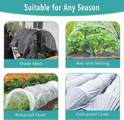 Garden Hoops for Raised Beds 36Pcs, 6 Sets of 8FT Long Greenhouse Hoops Grow Tunnel Rust-Free Fiberglass Support Hoops Frame for Garden Netting Fabric Shade Cloth Row Cover (36 PCS)