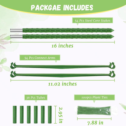 6 Pack Tomato Cage for Garden, Up to 48Inch Sturdy Tomato Trellis