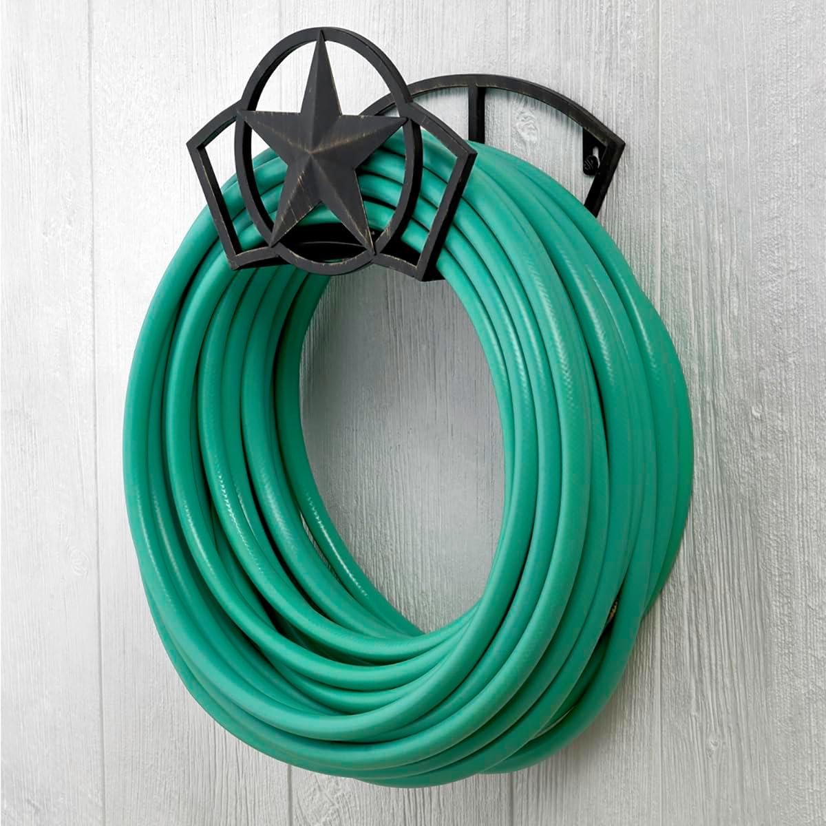 Liberty Garden 234 Liberty Star Mount Hose Butler, Holds 125-Feet of, 5/8-Inch, Black