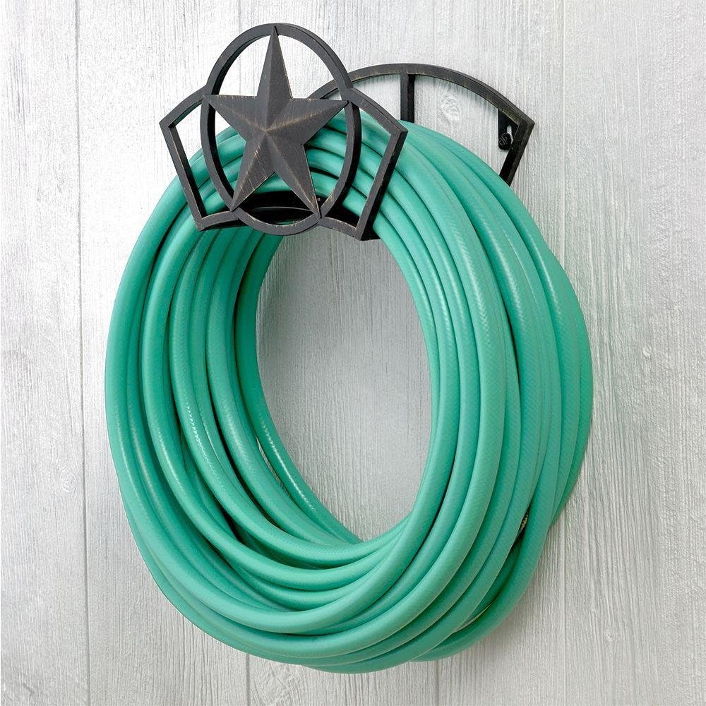 Liberty Garden 234 Liberty Star Mount Hose Butler, Holds 125-Feet of, 5/8-Inch, Black